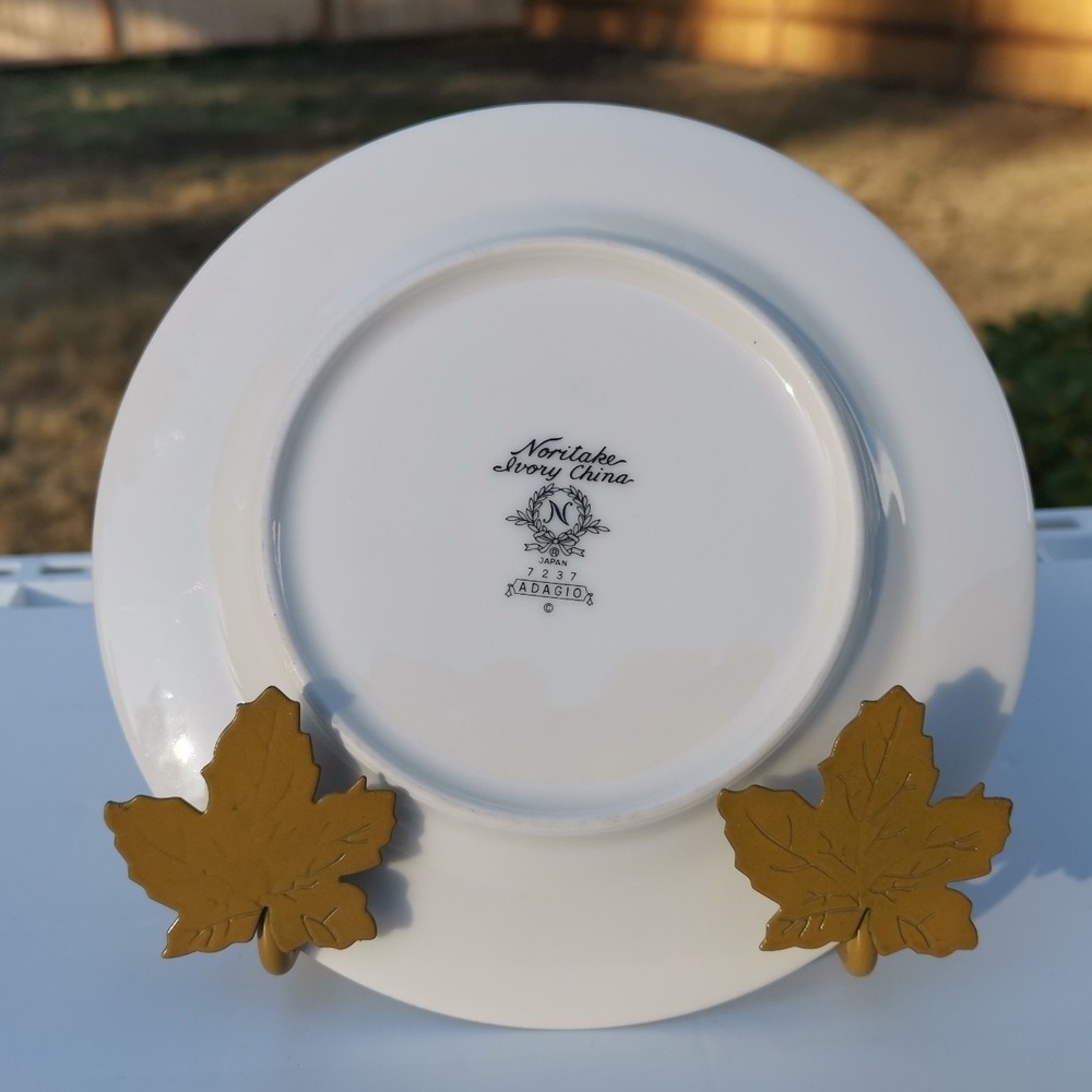 Noritake Ivory China Adagio 7237 Tea Plate 6-1/4" diameter - Picture 2 of 3